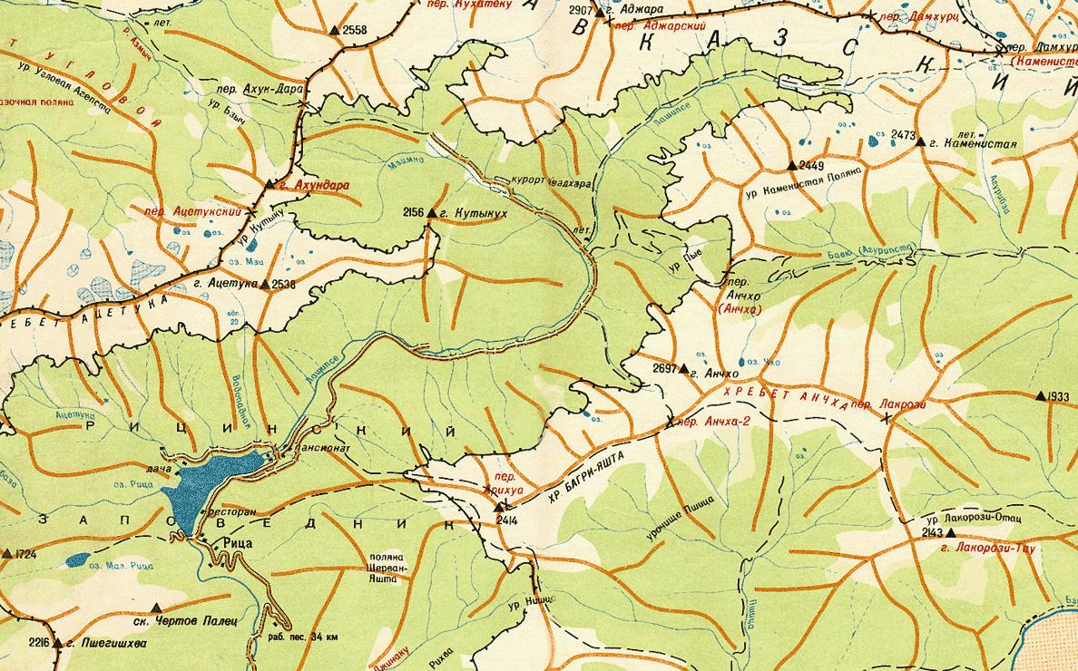 Карта 7 озер